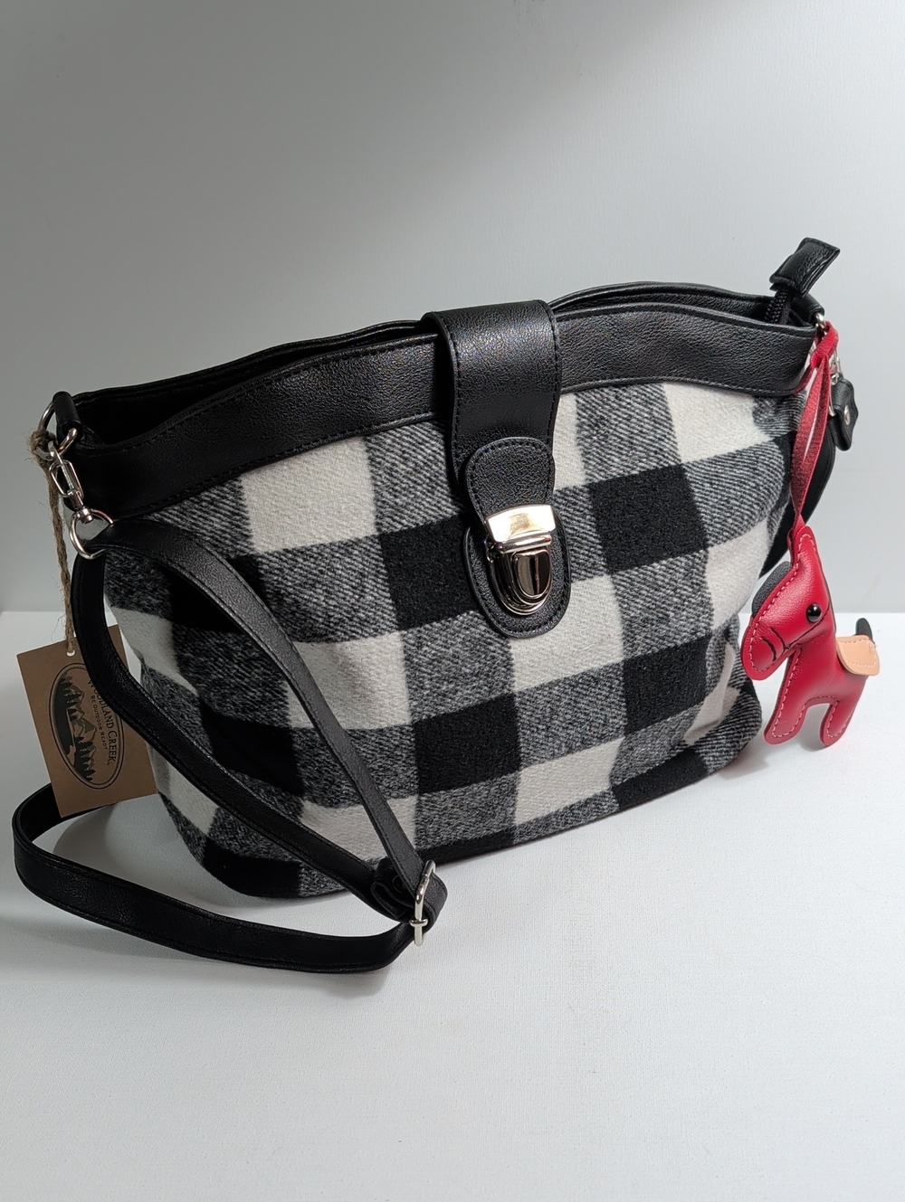 Woodland Creek Buffalo Check Plaid Shoulder Bag